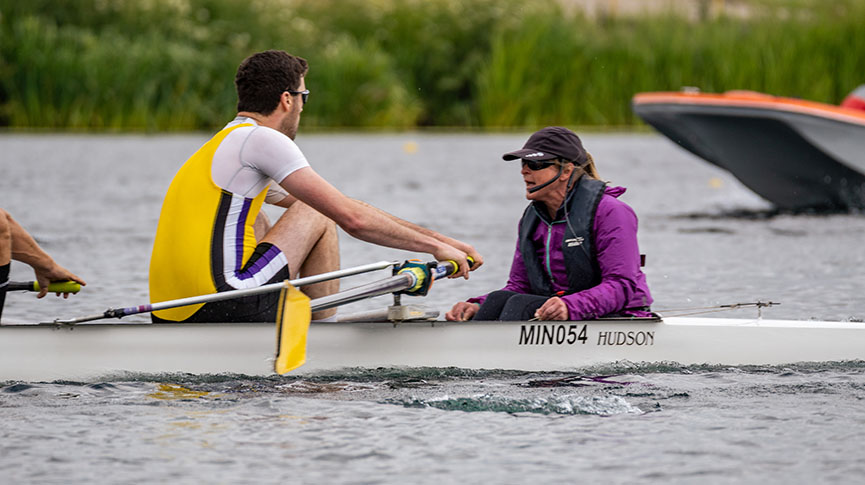 coxswain in rain