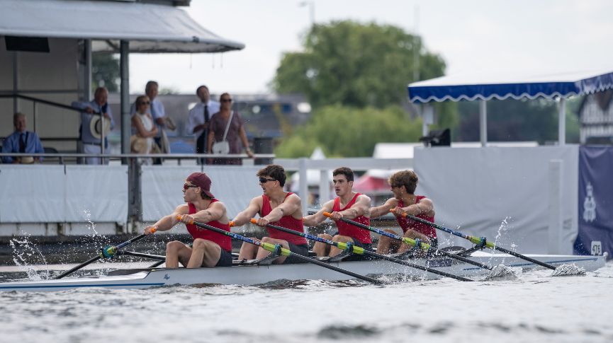 Marlow rowing club beat Leander in the Fawley