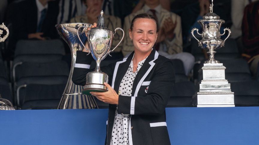 Lauren Henry wins the Princess Royal Challenge Cup