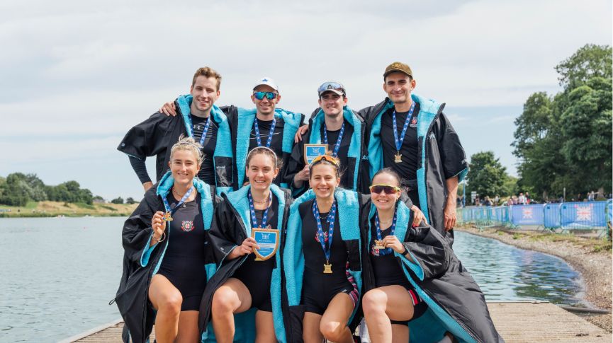 Winners in their Dryrobes