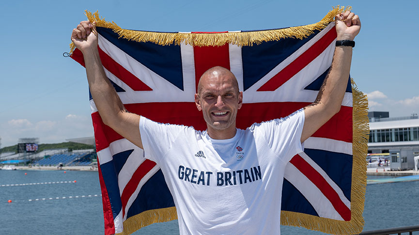 Team GB at Sea Forest Waterway, Japan