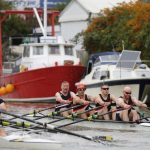 Two quads racing at Gloucester regatta