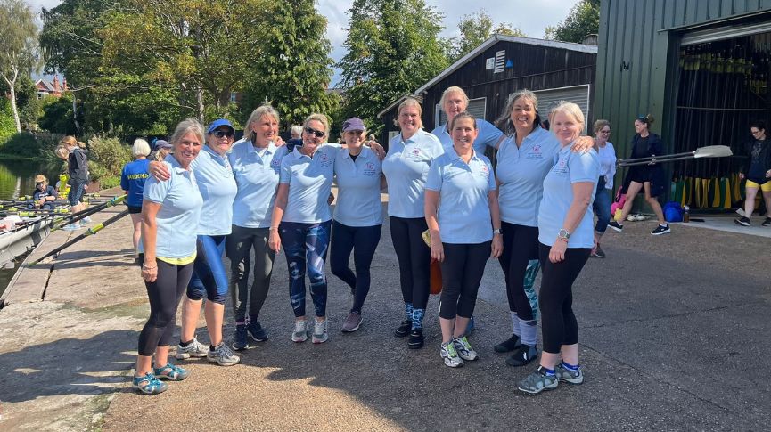 Members of the tour at Northwich RC