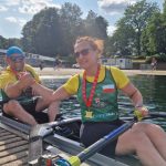 Swindon RC with their medals at British Rowing Masters Champs 2025