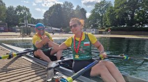 Swindon RC with their medals at British Rowing Masters Champs 2025