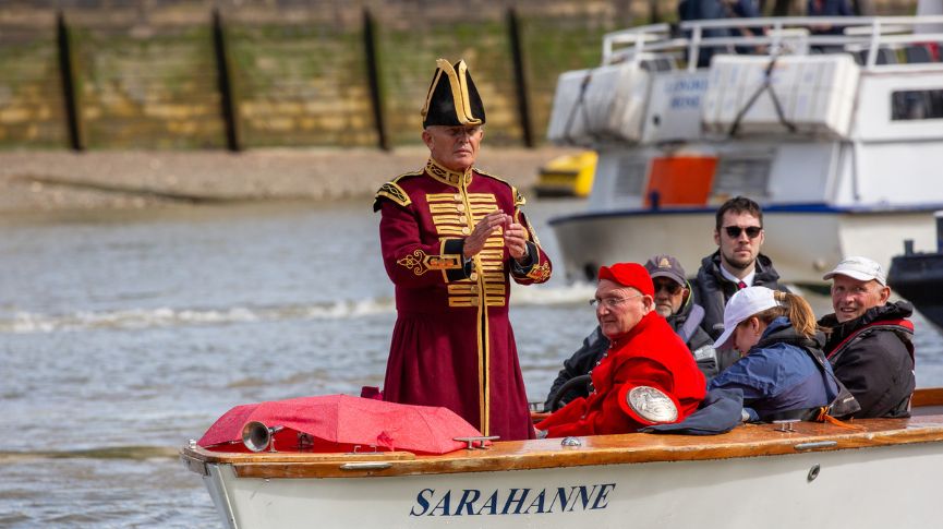 Bobby Prenctice pictured on a boat