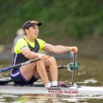 Matt Long in a Single Scull at Scullers Head
