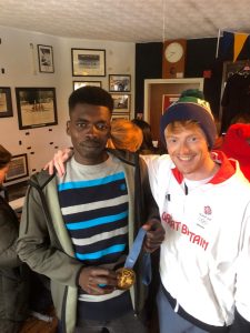 harry Brightmore with Abdulla