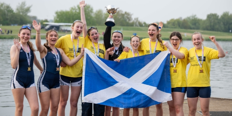 Scotland winning the Victor Ludorum at the Junior Inter-Regional Regatta