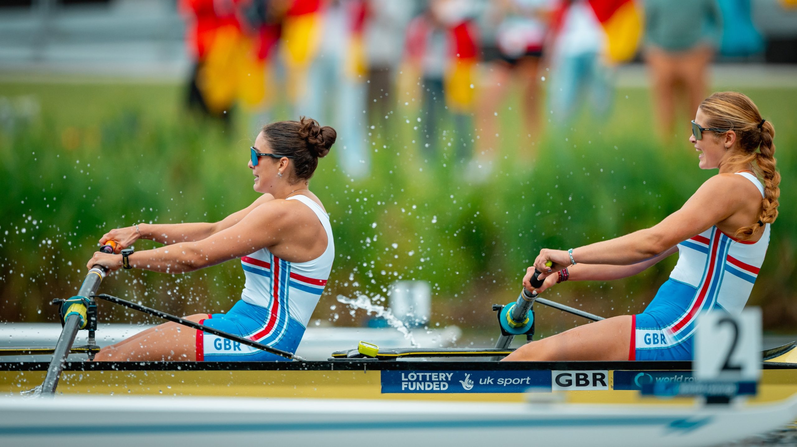 The Women's Pair from side